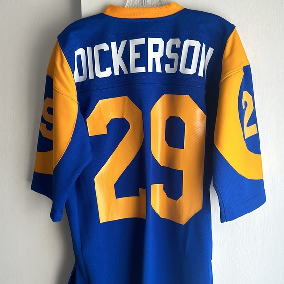 Authentic Mitchell and Ness Eric Dickerson Los Angeles Rams Jersey - Picture 2 of 5